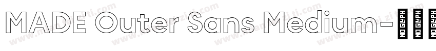 MADE Outer Sans Medium字体转换